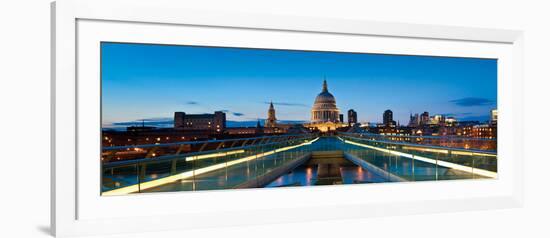 Millennium Bridge-Joseph Eta-Framed Art Print