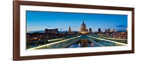 Millennium Bridge-Joseph Eta-Framed Art Print