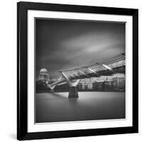 Millennium Bridge-Ahmed Thabet-Framed Giclee Print