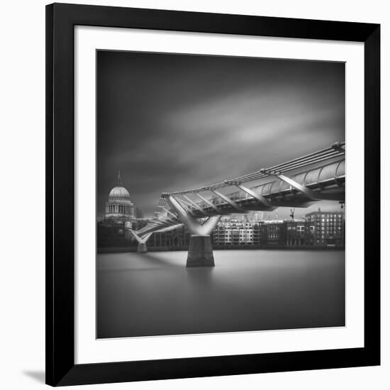 Millennium Bridge-Ahmed Thabet-Framed Giclee Print