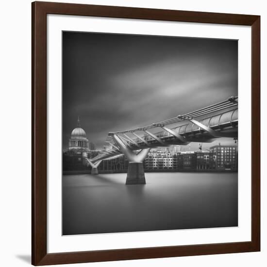 Millennium Bridge-Ahmed Thabet-Framed Giclee Print