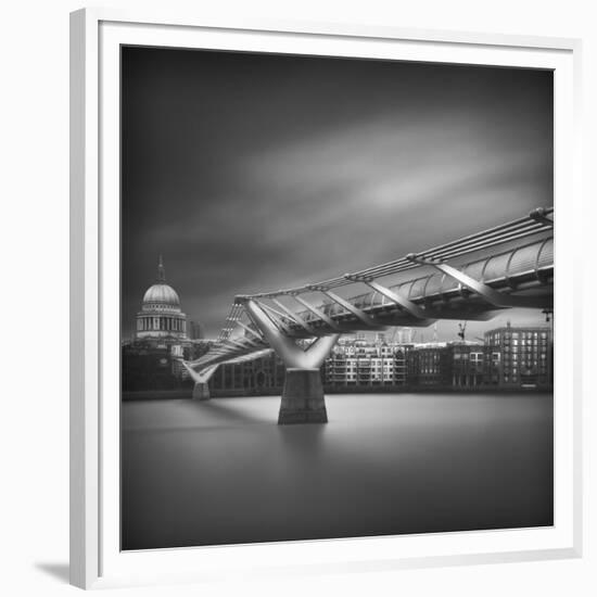 Millennium Bridge-Ahmed Thabet-Framed Giclee Print