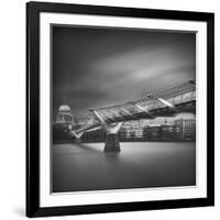 Millennium Bridge-Ahmed Thabet-Framed Giclee Print