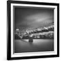 Millennium Bridge-Ahmed Thabet-Framed Giclee Print