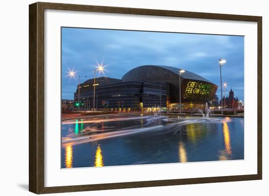 Millennium Centre, Cardiff Bay, Cardiff, Wales, United Kingdom, Europe-Billy Stock-Framed Photographic Print