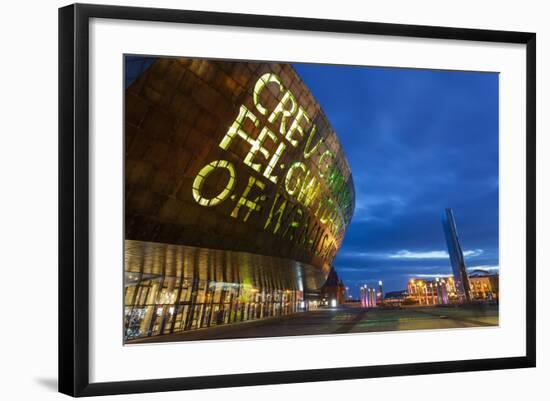 Millennium Centre, Cardiff Bay, Cardiff, Wales, United Kingdom, Europe-Billy Stock-Framed Photographic Print