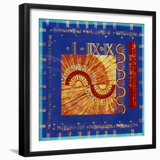 Millennium 'Golden Dawn'-Sabira Manek-Framed Giclee Print