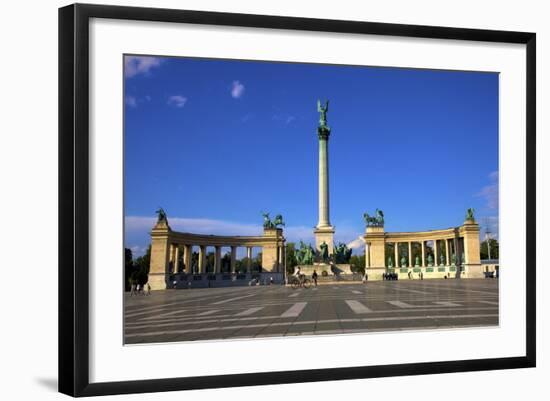 Millennium Monument, Heroes Square, Budapest, Hungary, Europe-Neil Farrin-Framed Photographic Print