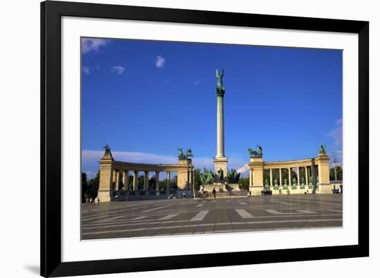 Millennium Monument, Heroes Square, Budapest, Hungary, Europe-Neil Farrin-Framed Photographic Print