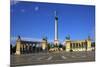 Millennium Monument, Heroes Square, Budapest, Hungary, Europe-Neil Farrin-Mounted Photographic Print