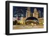 Millennium Park Chicago Cloud-null-Framed Art Print