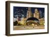 Millennium Park Chicago Cloud-null-Framed Art Print