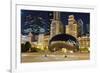 Millennium Park Chicago Cloud-null-Framed Art Print