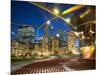 Millennium Park  Outdoor Theater At Night-Patrick Warneka-Mounted Photographic Print