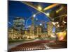 Millennium Park  Outdoor Theater At Night-Patrick Warneka-Mounted Premium Photographic Print