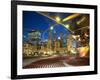 Millennium Park  Outdoor Theater At Night-Patrick Warneka-Framed Photographic Print