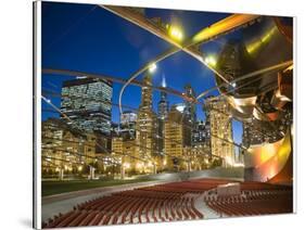 Millennium Park  outdoor theater-Patrick  J. Warneka-Stretched Canvas