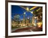 Millennium Park  outdoor theater-Patrick  J. Warneka-Framed Photographic Print