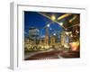 Millennium Park  outdoor theater-Patrick  J. Warneka-Framed Premium Photographic Print