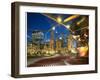 Millennium Park  outdoor theater-Patrick  J. Warneka-Framed Photographic Print