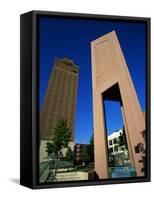 Millennium Tower, Aurora, Illinois, USA-null-Framed Stretched Canvas