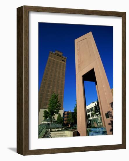 Millennium Tower, Aurora, Illinois, USA-null-Framed Photographic Print