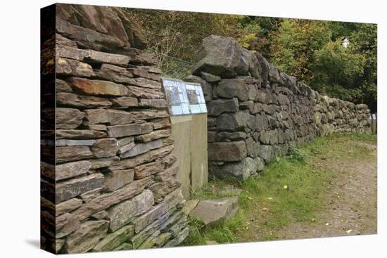Millennium Wall, the National Stone Centre, Derbyshire-Peter Thompson-Stretched Canvas