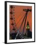 Millennium Wheel and Big Ben, London, England-Doug Pearson-Framed Photographic Print