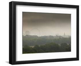 Millennium Wheel (London Eye), Big Ben and Hyde Park, London, England, Uk-Jon Arnold-Framed Photographic Print