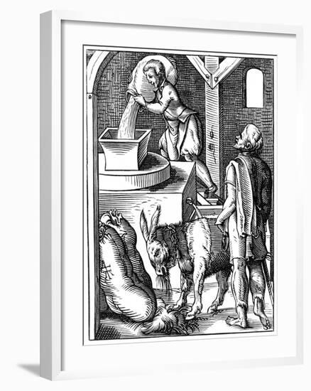 Miller, 16th Century-Jost Amman-Framed Giclee Print