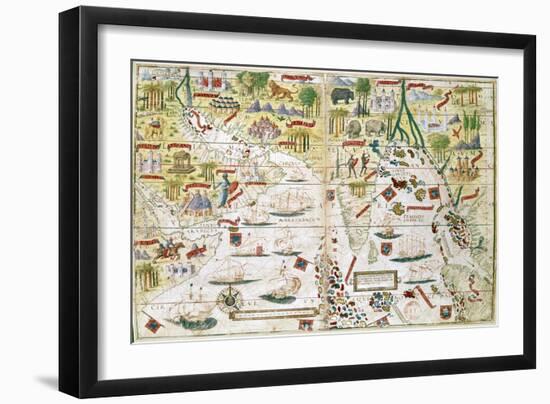 Miller Atlas, C1519-null-Framed Giclee Print