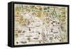 Miller Atlas, C1519-null-Framed Stretched Canvas