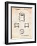 Miller Beer Keg Patent-Cole Borders-Framed Art Print