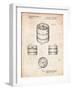 Miller Beer Keg Patent-Cole Borders-Framed Art Print