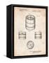 Miller Beer Keg Patent-Cole Borders-Framed Stretched Canvas