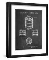 Miller Beer Keg Patent-Cole Borders-Framed Art Print