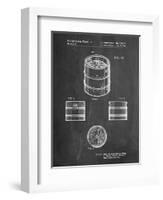 Miller Beer Keg Patent-Cole Borders-Framed Art Print