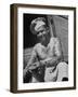 Miller Bros. Circus Chef Sitting and Peeling Potato-Cornell Capa-Framed Premium Photographic Print