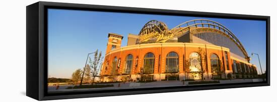 Miller Park Milwaukee, WI-null-Framed Stretched Canvas