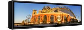 Miller Park Milwaukee, WI-null-Framed Stretched Canvas