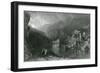 Miller's Dale, Peak District, Derbyshire-Thomas Allom-Framed Art Print