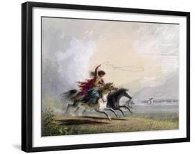 Miller: Shoshone Woman-Alfred Jacob Miller-Framed Giclee Print