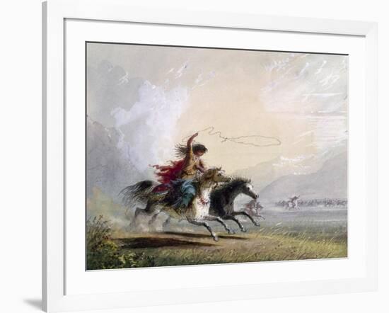 Miller: Shoshone Woman-Alfred Jacob Miller-Framed Giclee Print