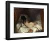 Millet: Reclining Nude-Jean-François Millet-Framed Giclee Print