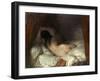 Millet: Reclining Nude-Jean-François Millet-Framed Giclee Print