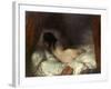 Millet: Reclining Nude-Jean-François Millet-Framed Giclee Print