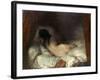 Millet: Reclining Nude-Jean-François Millet-Framed Giclee Print