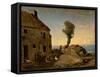 Millet's Birthplace at Gruchy-Jean-François Millet-Framed Stretched Canvas