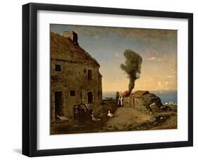 Millet's Birthplace at Gruchy-Jean-François Millet-Framed Giclee Print