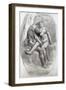 Millet: The Lovers-Jean-François Millet-Framed Giclee Print